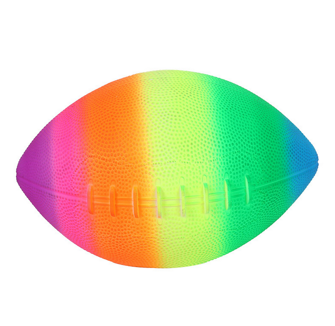 Rainbow Rugby Ball